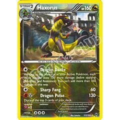 111 / 162 Haxorus rara foil reverse (EN) -NEAR MINT-