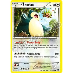 118 / 162 Snorlax non comune normale (EN) -NEAR MINT-