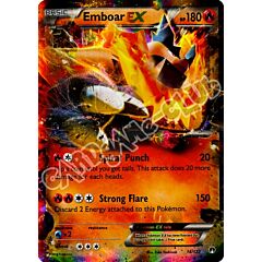 014 / 122 Emboar EX rara ex foil (EN) -NEAR MINT-
