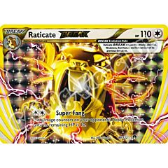 089 / 122 Raticate BREAK rara BREAK foil (EN) -NEAR MINT-