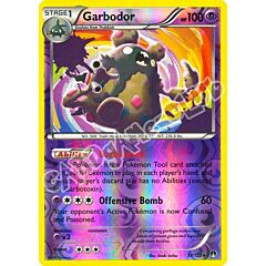 057 / 122 Garbodor rara foil reverse (EN) -NEAR MINT-