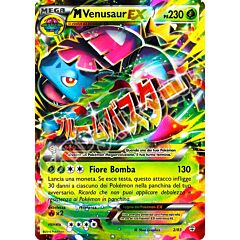 02 / 83 Mega Venusaur EX rara ex foil (IT) -NEAR MINT-