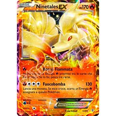 13 / 83 Ninetales EX rara ex foil (IT) -NEAR MINT-