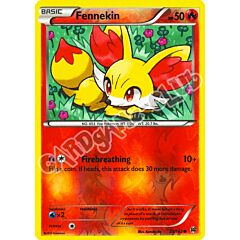 025 / 162 Fennekin comune foil reverse (EN) -NEAR MINT-