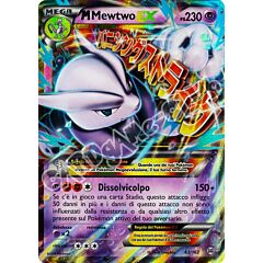 063 / 162 Mega Mewtwo EX rara EX foil (IT) -NEAR MINT-