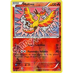 009 / 124 Moltres rara foil reverse (IT) -NEAR MINT-