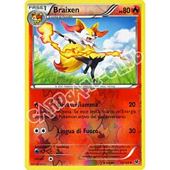 012 / 124 Braixen non comune foil reverse (IT) -NEAR MINT-