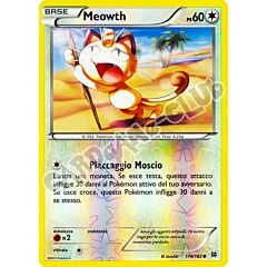 114 / 162 Meowth comune foil reverse (IT) -NEAR MINT-