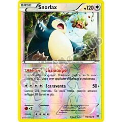 118 / 162 Snorlax non comune foil reverse (IT) -NEAR MINT-