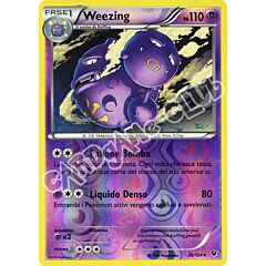 028 / 124 Weezing non comune foil reverse (IT) -NEAR MINT-