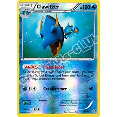 034 / 114 Clawitzer rara foil reverse (EN) -NEAR MINT-