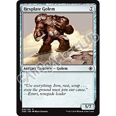 210 / 221 Hexplate Golem comune (EN) -NEAR MINT-