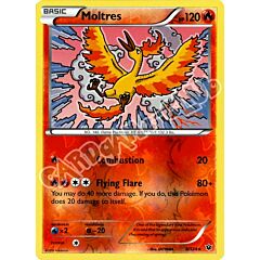 009 / 124 Moltres rara foil reverse (EN) -NEAR MINT-