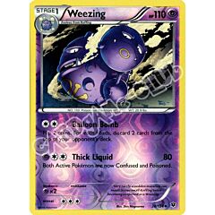 028 / 124 Weezing non comune foil reverse (EN) -NEAR MINT-