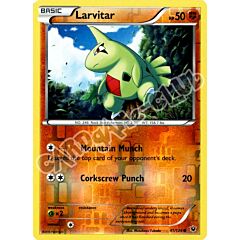 041 / 124 Larvitar comune foil reverse (EN) -NEAR MINT-
