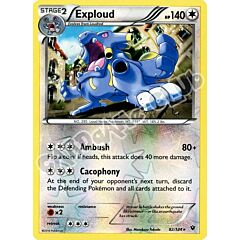 082 / 124 EXploud rara foil reverse (EN) -NEAR MINT-