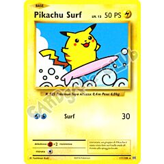 111 / 108 Pikachu Surf rara segreta normale (IT) -NEAR MINT-