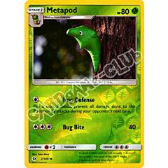 002 / 149 Metapod non comune foil reverse (EN) -NEAR MINT-