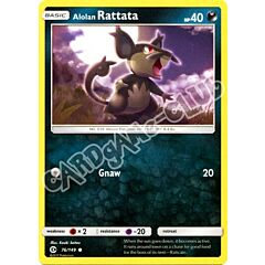 076 / 149 Alolan Rattata comune normale (EN) -NEAR MINT-