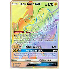 153 / 145 Tapu Koko GX rara segreta foil (IT) -NEAR MINT-