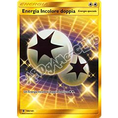 166 / 145 Energia Doppia Incolore rara segreta foil (IT) -NEAR MINT-