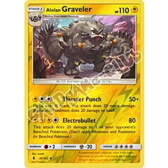 041 / 145 Alolan Graveler non comune foil reverse (EN) -NEAR MINT-