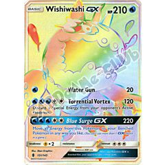 151 / 145 Wishiwashi GX rara segreta foil (EN) -NEAR MINT-