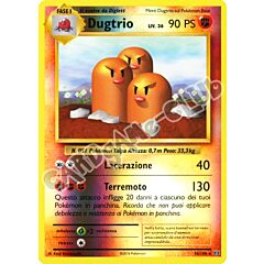 056 / 108 Dugtrio rara foil reverse (IT) -NEAR MINT-