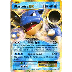 021 / 108 Blastoise EX rara EX foil (EN) -NEAR MINT-