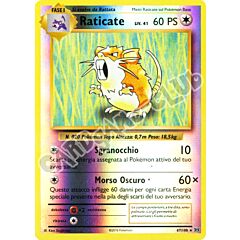 067 / 108 Raticate rara foil reverse (IT) -NEAR MINT-