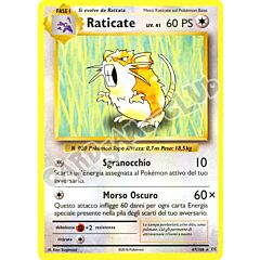 067 / 108 Raticate rara normale (IT) -NEAR MINT-