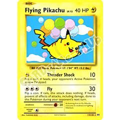 110 / 108 Flying Pikachu rara segreta normale (EN) -NEAR MINT-