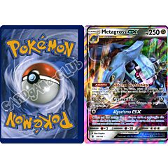 085 / 145 Metagross GX rara GX foil (stampa decentrata) (IT) -NEAR MINT-