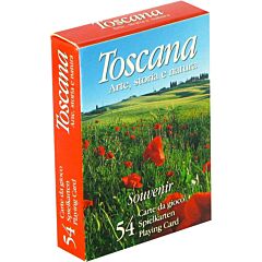 Speciali e Turistiche Toscana mazzo 54 carte rosso (IT)
