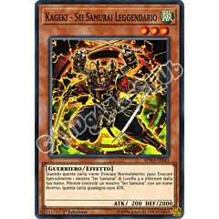 SPWA-IT043 Kageki - Sei Samurai Leggendario super rara 1a Edizione (IT) -NEAR MINT-