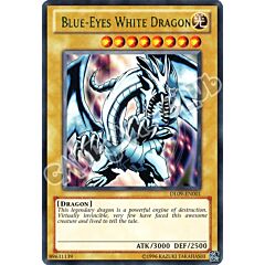 DL09-EN001 Blue-Eye White Dragon rara argento unlimited (EN) -NEAR MINT-