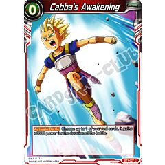 BT1-027 Cabba's Awakening comune normale (EN) -NEAR MINT-