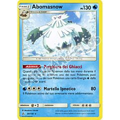 038 / 156 Abomasnow rara normale (IT) -NEAR MINT-