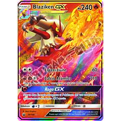 028 / 168 Blaziken GX rara GX foil (IT) -NEAR MINT-