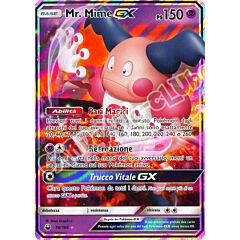 056 / 168 Mr. Mime GX rara GX foil (IT) -NEAR MINT-