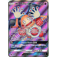 156 / 168 Mr. Mime GX ultra rara foil (IT) -NEAR MINT-