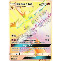 170 / 168 Blaziken GX rara segreta foil (IT) -NEAR MINT-