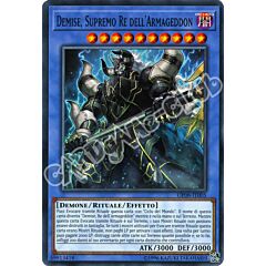 OP08-IT005 Demise, Supremo Re dell'Armageddon super rara (IT) -NEAR MINT-