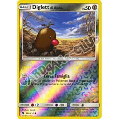 122 / 214 Diglett  di Alola comune reverse (IT) -NEAR MINT-