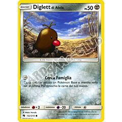 122 / 214 Diglett  di Alola comune normale (IT) -NEAR MINT-