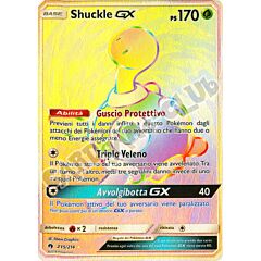215 / 214 Shuckle GX rara segreta foil (IT) -NEAR MINT-