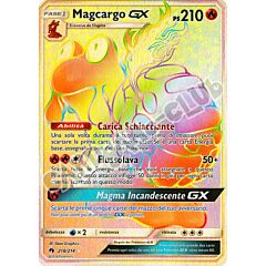 218 / 214 Magcargo GX rara segreta foil (IT) -NEAR MINT-