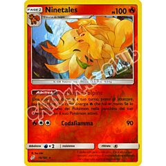 016 / 181 Ninetales rara foil reverse (IT) -NEAR MINT-