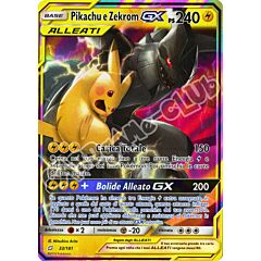 033 / 181 Pikachu e Zekrom GX rara GX foil (IT) -NEAR MINT-