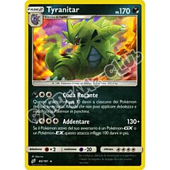 085 / 181 Tyranitar rara foil (IT) -NEAR MINT-